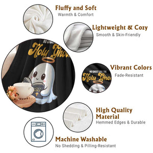 Funny Halloween Christian Throw Blanket No Ghost Like The Holy Ghost TS09 Print Your Wear