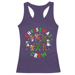 Black Christmas Crew Racerback Tank Top Dabbing Black African American Santa Reindeer Snowman TS09 Purple Print Your Wear