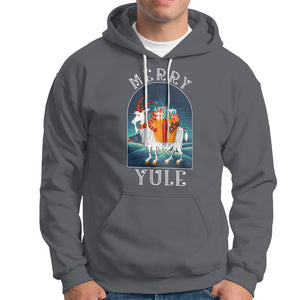 Yule Goat Jul Nordic Yuletide Merry Christmas Hoodie TS09 Charcoal Printyourwear
