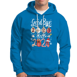 Goodbye 2023 Hello 2024 Happy New Year's Eve Hoodie TS09 Sapphire Printyourwear