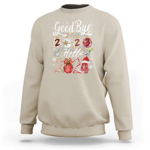 Goodbye 2023 Hello 2024 Happy New Year's Eve Sweatshirt TS09 Sand Printyourwear