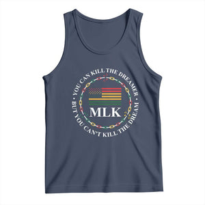 Martin Luther King Jr Tank Top You Can Kill The Dreamer But You Can't Kill The Dream TS09 Navy Print Your Wear