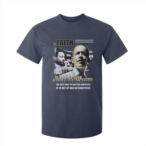 Obama MLK Martin Luther King Jr T Shirt For Kid TS09 Navy Print Your Wear