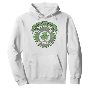 Irish Firefighter Hoodie Fir Na Tine Man Of Fire Celtic Claddagh Cross TS09 White Print Your Wear