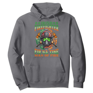 Fir Na Tine Man Of Fire Hoodie Irish Firefighter Pride TS09 Charcoal Print Your Wear