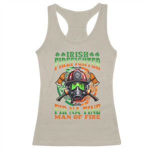 Fir Na Tine Man Of Fire Racerback Tank Top Irish Firefighter Pride TS09 Sand Print Your Wear