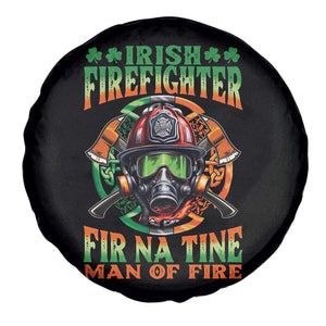 Fir Na Tine Man Of Fire Spare Tire Cover Irish Firefighter Pride TS09 Print Your Wear