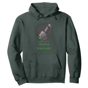 Irish Viking Hoodie Celtic Thor Mjolnir TS09 Dark Forest Green Print Your Wear