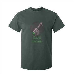 Irish Viking T Shirt For Kid Celtic Thor Mjolnir TS09 Dark Forest Green Print Your Wear
