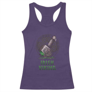 Irish Viking Racerback Tank Top Celtic Thor Mjolnir TS09 Purple Print Your Wear