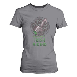 Irish Viking T Shirt For Women Celtic Thor Mjolnir TS09 Charcoal Print Your Wear
