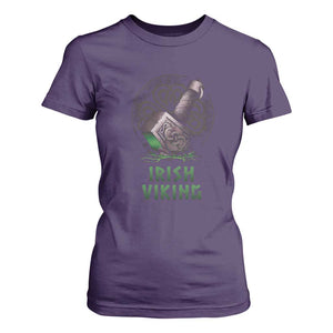 Irish Viking T Shirt For Women Celtic Thor Mjolnir TS09 Purple Print Your Wear