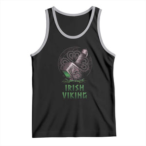 Irish Viking Tank Top Celtic Thor Mjolnir TS09 Black Athletic Heather Print Your Wear