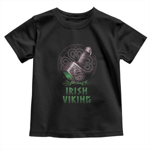 Irish Viking Toddler T Shirt Celtic Thor Mjolnir TS09 Black Print Your Wear