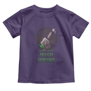Irish Viking Toddler T Shirt Celtic Thor Mjolnir TS09 Purple Print Your Wear