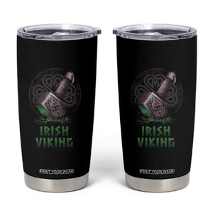 Irish Viking Tumbler Cup Celtic Thor Mjolnir TS09 Black Print Your Wear