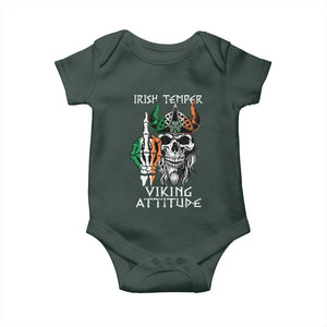 Funny Irish Viking Baby Onesie Irish Temper Viking Attitude TS09 Print Your Wear