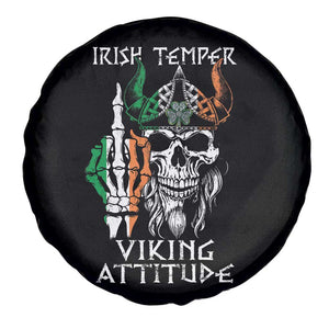 Funny Irish Viking Spare Tire Cover Irish Temper Viking Attitude TS09 Print Your Wear