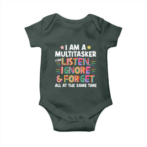 Funny I Am Multitasker Baby Onesie I Can Listen Ignore & Forget All At The Same Time TS09 Print Your Wear