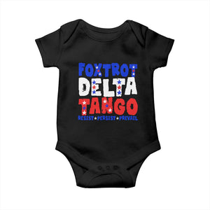 FDT Foxtrot Delta Tango Baby Onesie TS09 Black Print Your Wear
