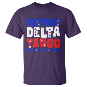 FDT Foxtrot Delta Tango T Shirt TS09 Purple Print Your Wear
