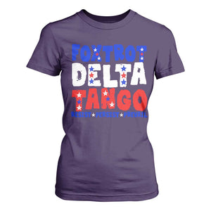 FDT Foxtrot Delta Tango T Shirt For Women TS09 Purple Print Your Wear