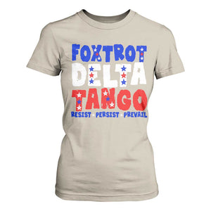 FDT Foxtrot Delta Tango T Shirt For Women TS09 Sand Print Your Wear