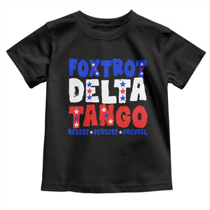 FDT Foxtrot Delta Tango Toddler T Shirt TS09 Black Print Your Wear