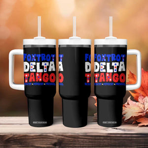 FDT Foxtrot Delta Tango Tumbler With Handle TS09 Print Your Wear