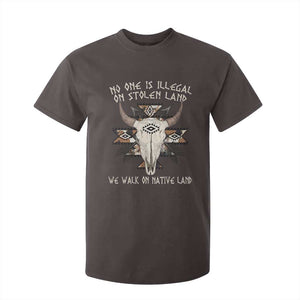 No One Is illegal On Stolen Land T Shirt For Kid TS09 Dark Chocolate Print Your Wear
