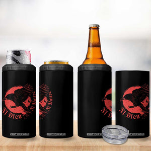 Anarchism 4 in 1 Can Cooler Tumbler Ni Dieu Ni Maitre Neither God Nor Master TS09 Print Your Wear