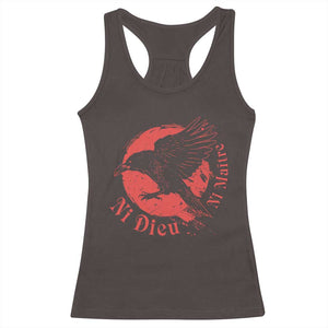 Anarchism Racerback Tank Top Ni Dieu Ni Maitre Neither God Nor Master TS09 Dark Chocolate Print Your Wear