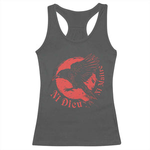 Anarchism Racerback Tank Top Ni Dieu Ni Maitre Neither God Nor Master TS09 Dark Heather Print Your Wear