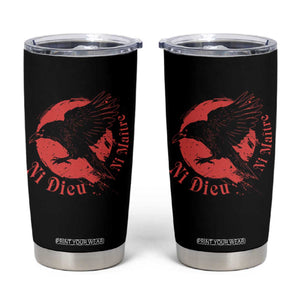 Anarchism Tumbler Cup Ni Dieu Ni Maitre Neither God Nor Master TS09 Black Print Your Wear