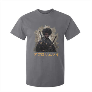 Afro Samurai T Shirt For Kid Black Pride Japanese Arts TS09 Charcoal Print Your Wear