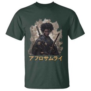 Afro Samurai T Shirt Black Pride Japanese Arts TS09 Dark Forest Green Print Your Wear