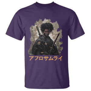 Afro Samurai T Shirt Black Pride Japanese Arts TS09 Purple Print Your Wear