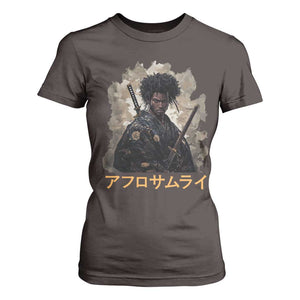 Afro Samurai T Shirt For Women Black Pride Japanese Arts TS09 Dark Chocolate Print Your Wear