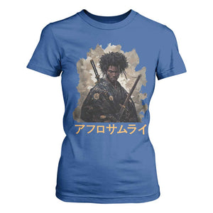Afro Samurai T Shirt For Women Black Pride Japanese Arts TS09 Royal Blue Print Your Wear