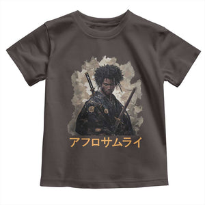 Afro Samurai Toddler T Shirt Black Pride Japanese Arts TS09 Dark Chocolate Print Your Wear
