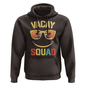 Summer Vacation Hoodie Vacay Squad Funny Beach TS09 Dark Chocolate Print Your Wear