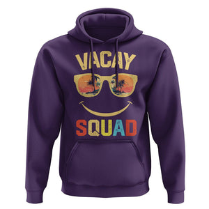 Summer Vacation Hoodie Vacay Squad Funny Beach TS09 Purple Print Your Wear