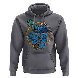Cruise Mode On Cruising Summer Vacation Hoodie TS09 Charcoal Print Your Wear