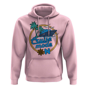 Cruise Mode On Cruising Summer Vacation Hoodie TS09 Light Pink Print Your Wear