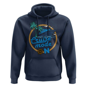 Cruise Mode On Cruising Summer Vacation Hoodie TS09 Navy Print Your Wear