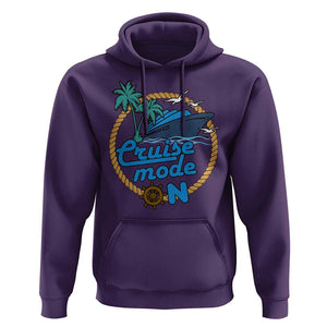 Cruise Mode On Cruising Summer Vacation Hoodie TS09 Purple Print Your Wear