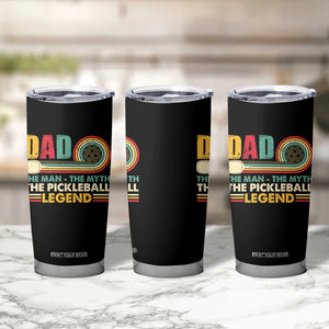 Pickleball Dad Tumbler Cup The Man The Myth The Legend Retro TS09 Print Your Wear