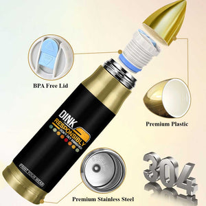 Funny Pickleball Bullet Tumbler Dink Responsibly Don't Get Smashed TS09 Print Your Wear