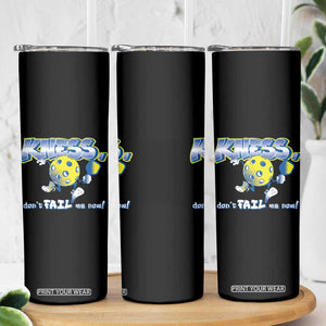 Funny Pickleball Skinny Tumbler Knees Don't Fail Me Now TS09 Print Your Wear