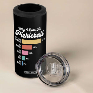 Funny Why I Lose At Pickleball 4 in 1 Can Cooler Tumbler TS09 Print Your Wear